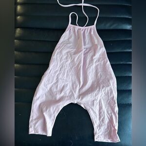 Light Pink Sleeveless Halter Jumpsuit